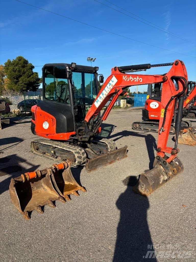 Kubota KX 027 Mini ekskavatörler, 7 tona dek