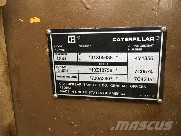 CAT D 6 D Paletli dozerler