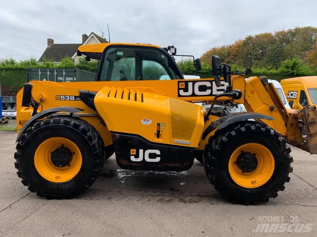 JCB 538-70 Tarimsal teleskopik yükleyiciler