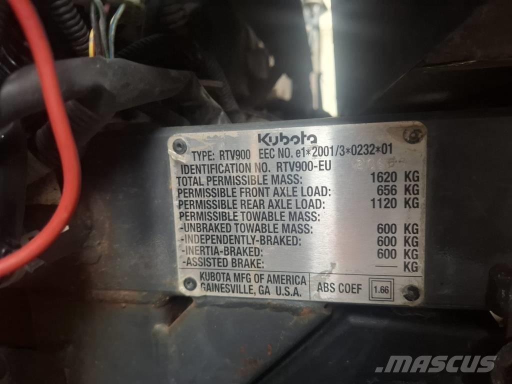 Kubota RTV 900 UTV'ler