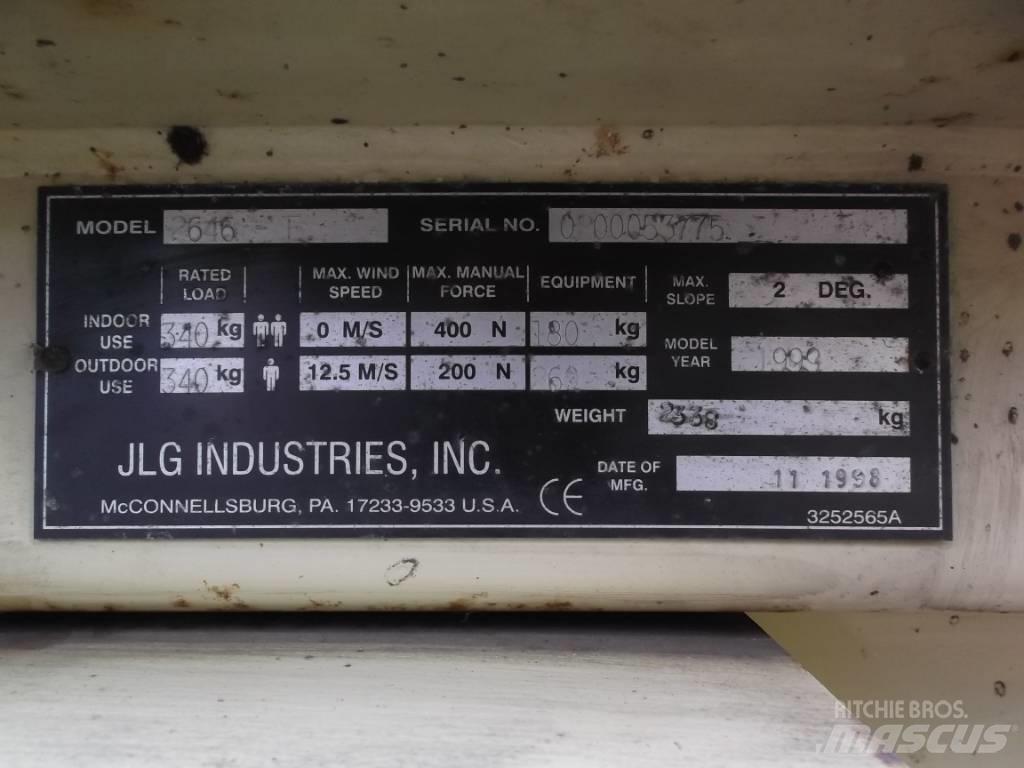 JLG 2646E      V-2288 Personel Platformları ve Cephe Asansörleri