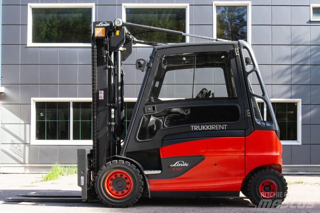 Linde E50HL-01 Elektrikli forkliftler