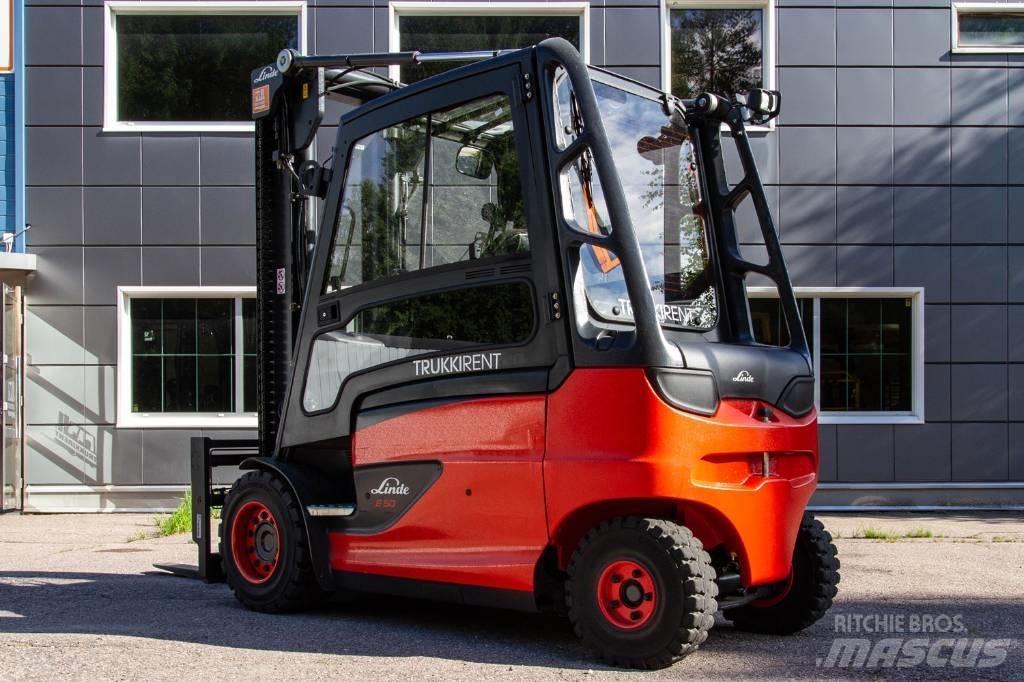Linde E50HL-01 Elektrikli forkliftler