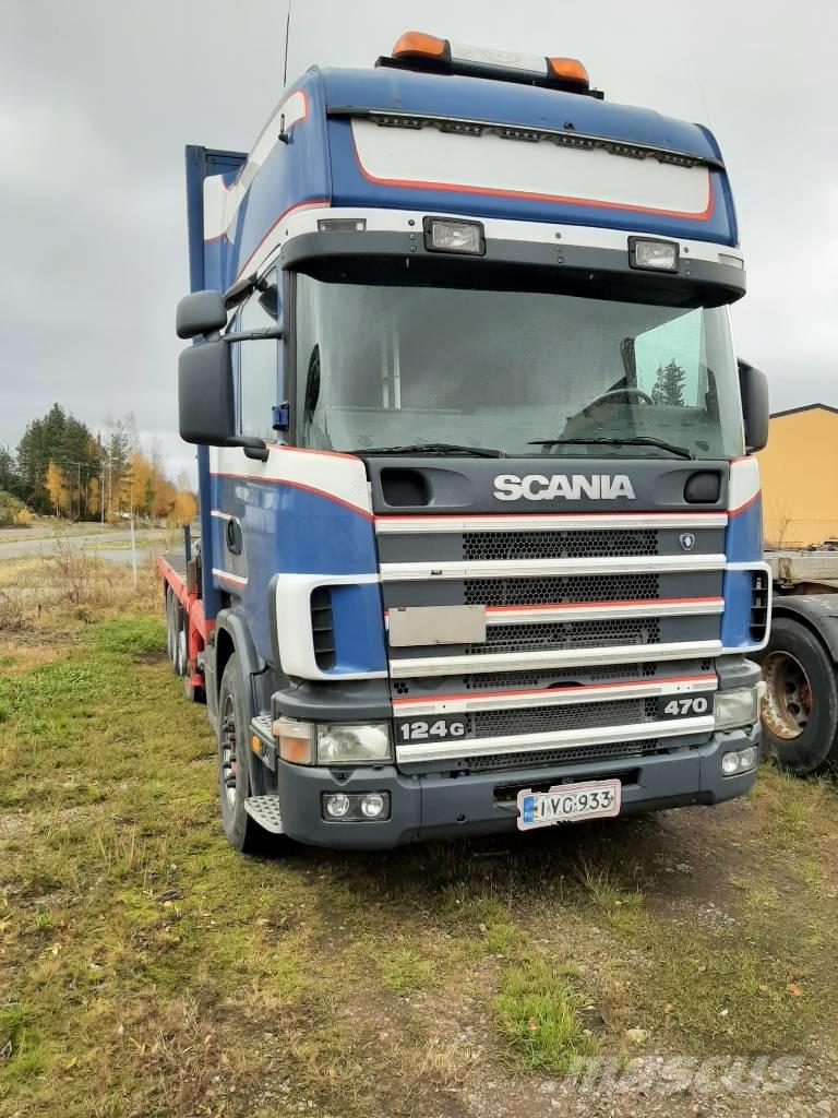 Scania R 124 Araç üzeri vinçler