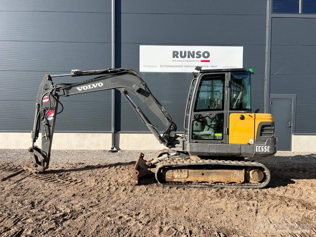 Volvo EC 55 C Mini ekskavatörler, 7 tona dek