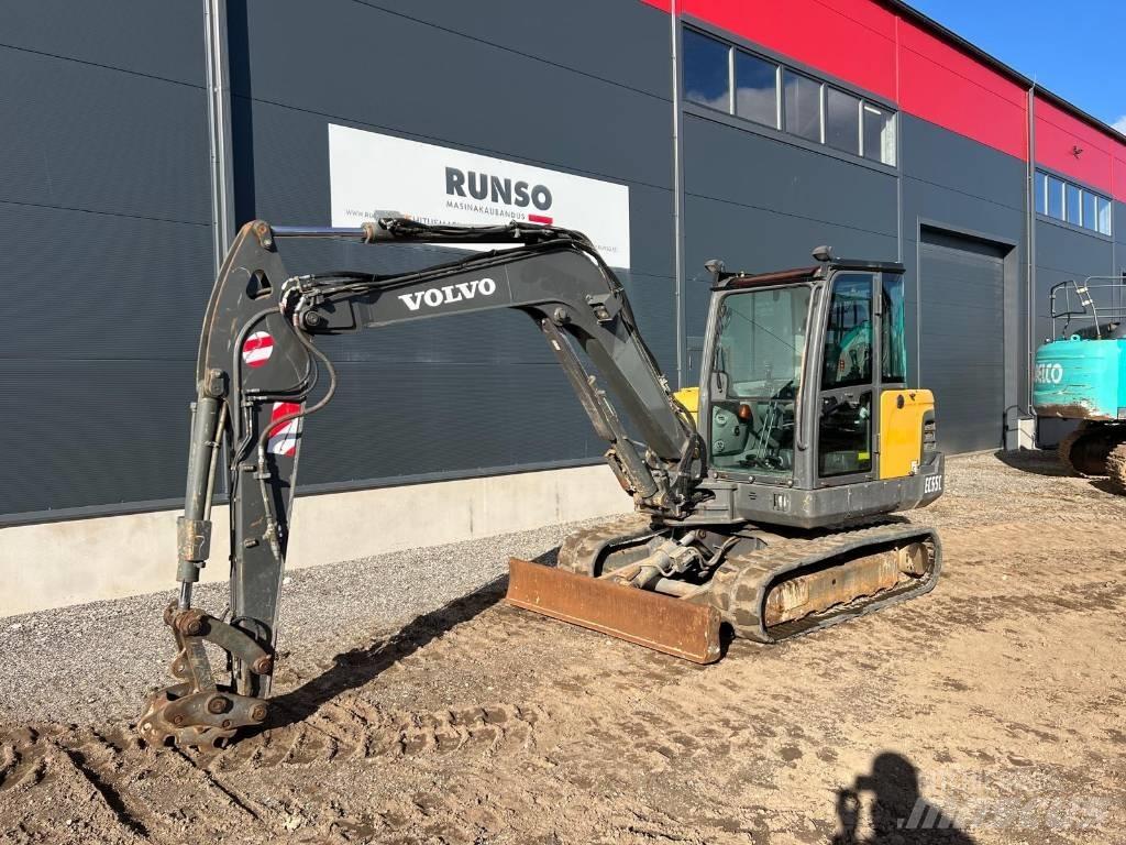 Volvo EC 55 C Mini ekskavatörler, 7 tona dek