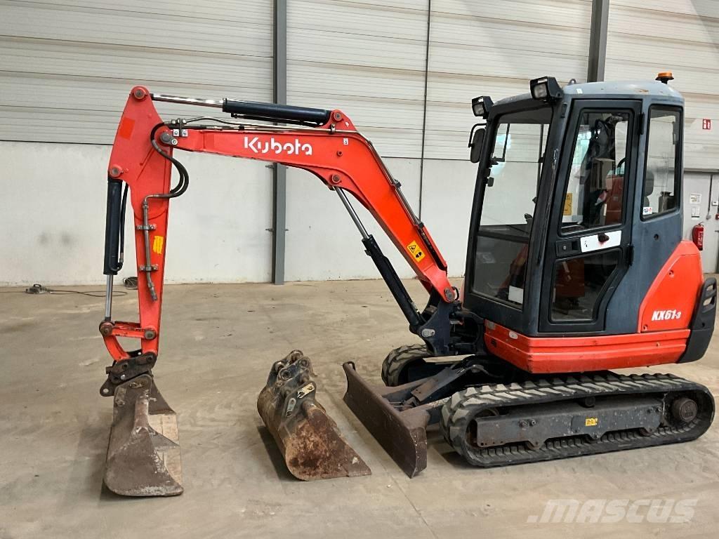 Kubota KX 61-3 Mini ekskavatörler, 7 tona dek