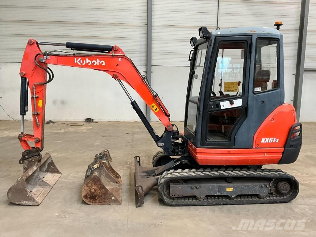 Kubota KX 61-3 Mini ekskavatörler, 7 tona dek