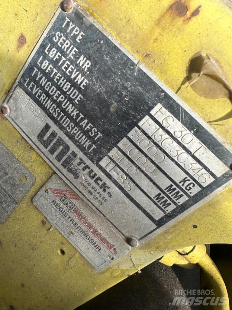 Mitsubishi FG 30 LPG'li forkliftler