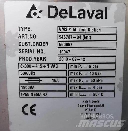 Delaval VMS Diger hayvancilik makina ve aksesuarlari