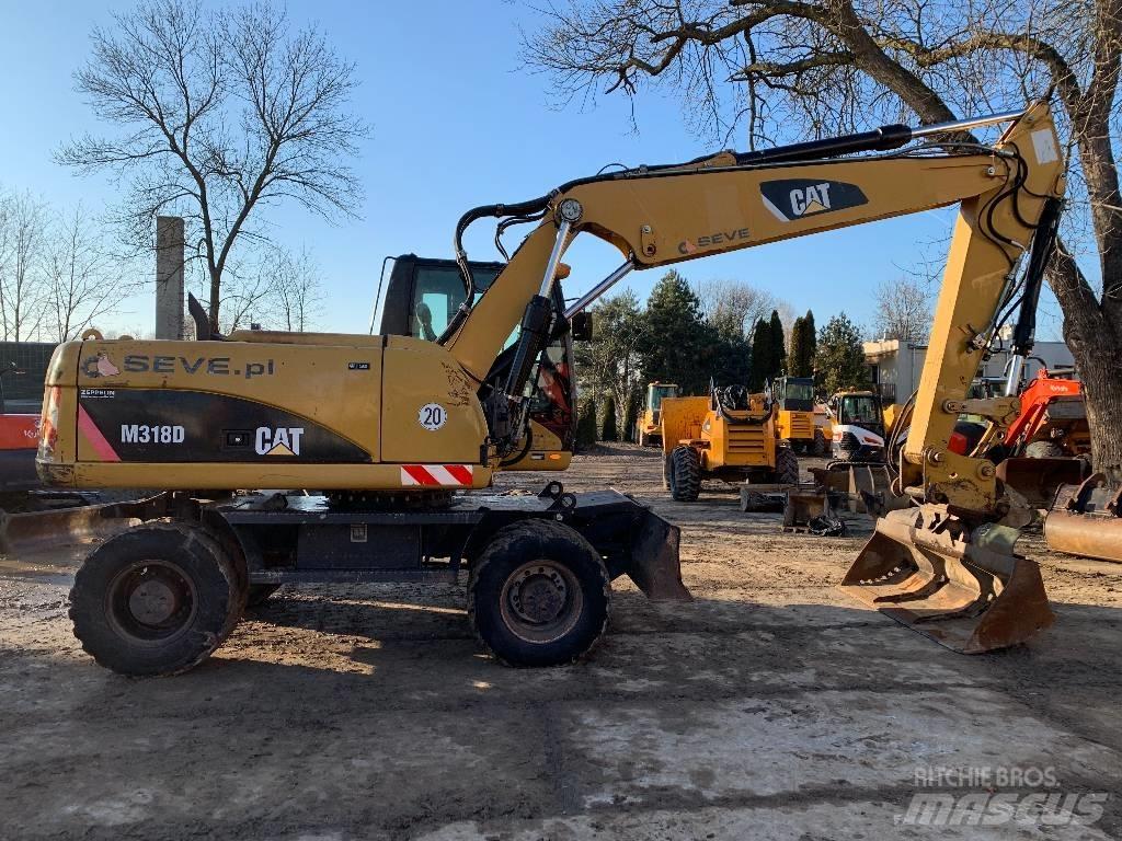 CAT M 318 D Lastik tekerli ekskavatörler