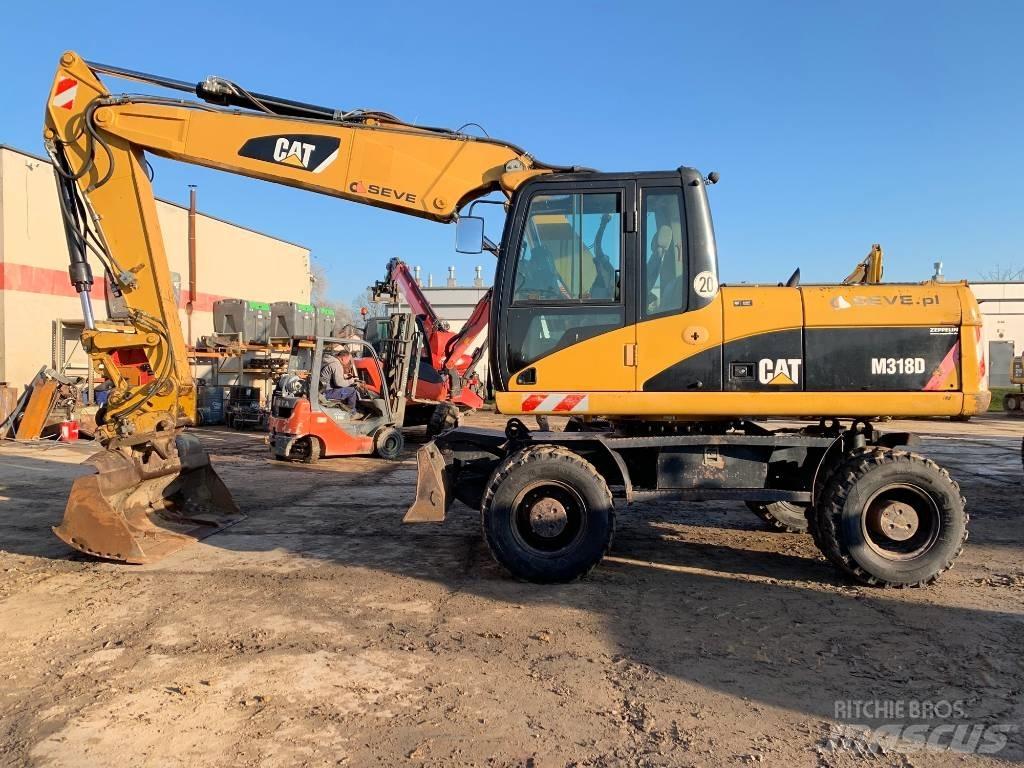 CAT M 318 D Lastik tekerli ekskavatörler