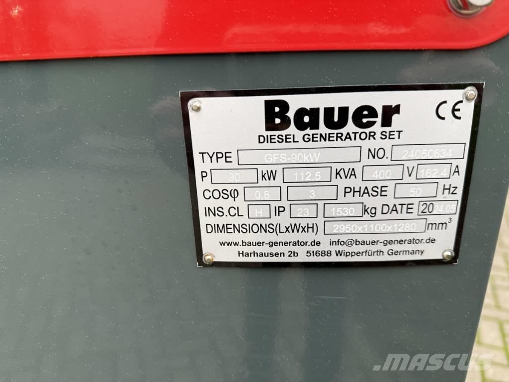 Bauer 124 KVA Dizel Jeneratörler