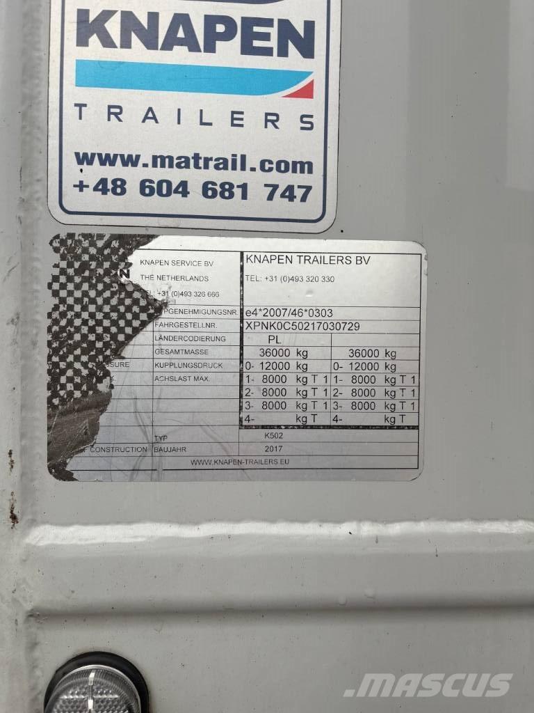 Knapen K 502 Wood chip semi-trailers
