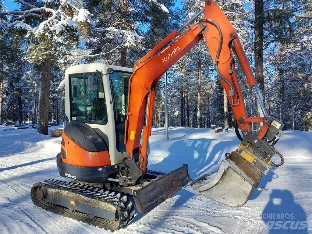 Kubota U25-3 Mini ekskavatörler, 7 tona dek