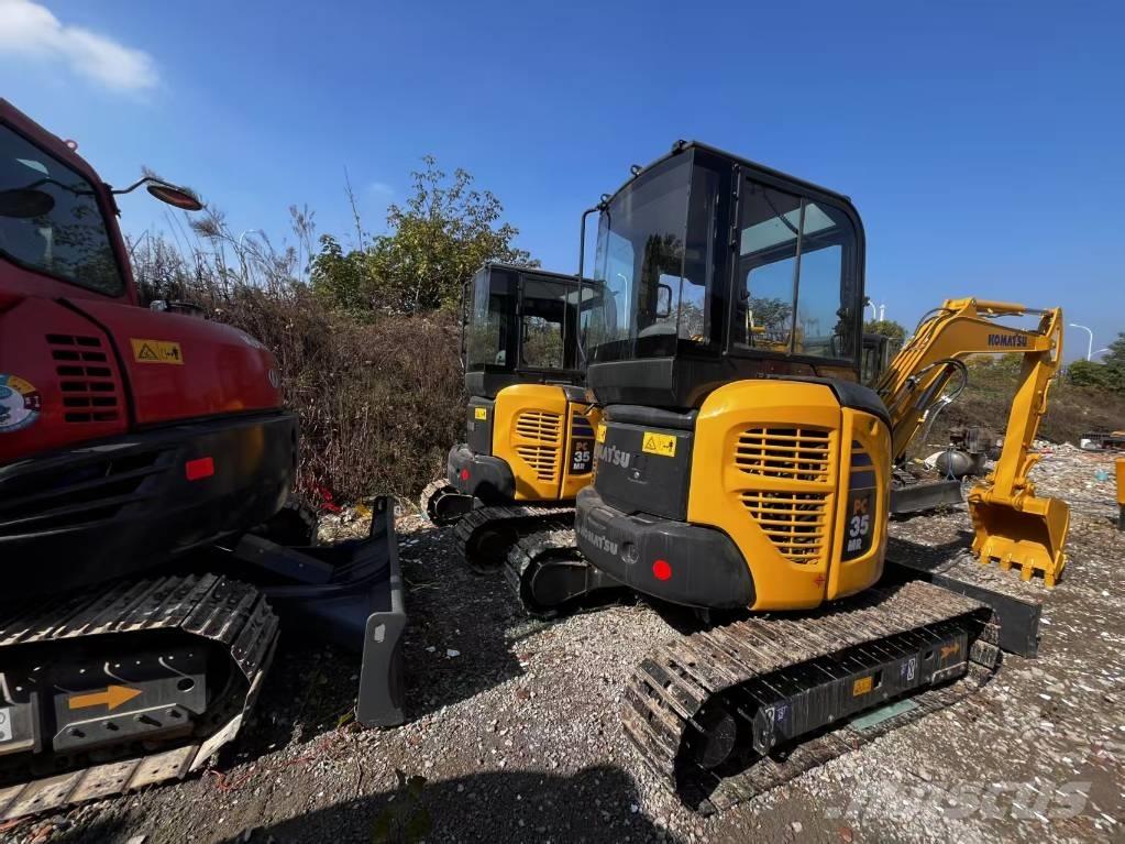 Komatsu PC 35 MR Mini ekskavatörler, 7 tona dek