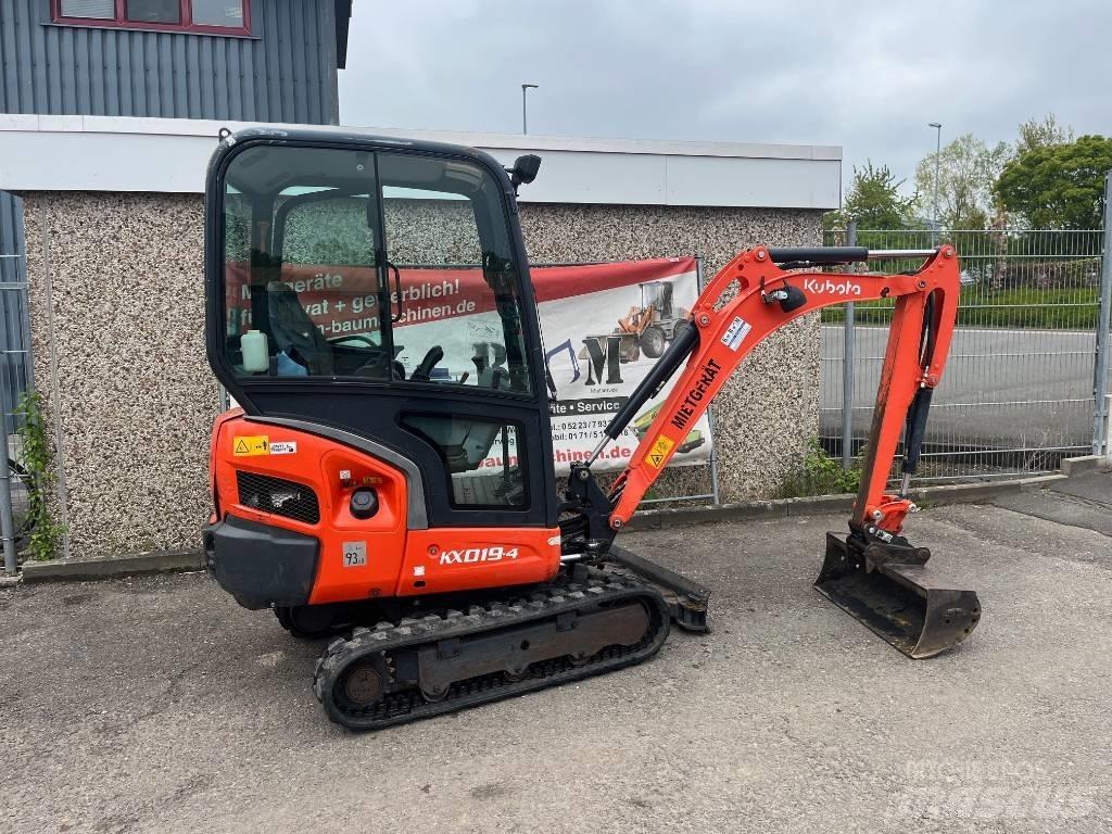 Kubota KX019-4 Mini ekskavatörler, 7 tona dek