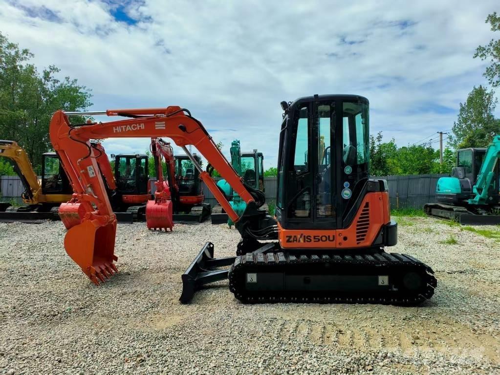 Hitachi ZX 50 U-3 B Mini ekskavatörler, 7 tona dek