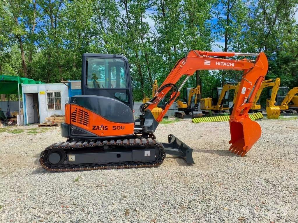 Hitachi ZX 50 U-3 B Mini ekskavatörler, 7 tona dek