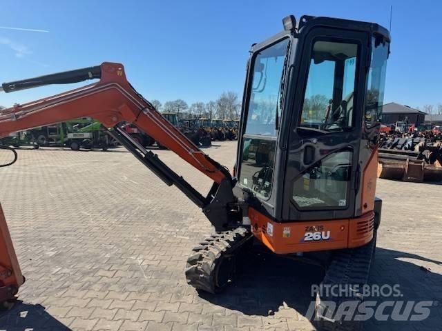 Hitachi ZX 26 Mini ekskavatörler, 7 tona dek