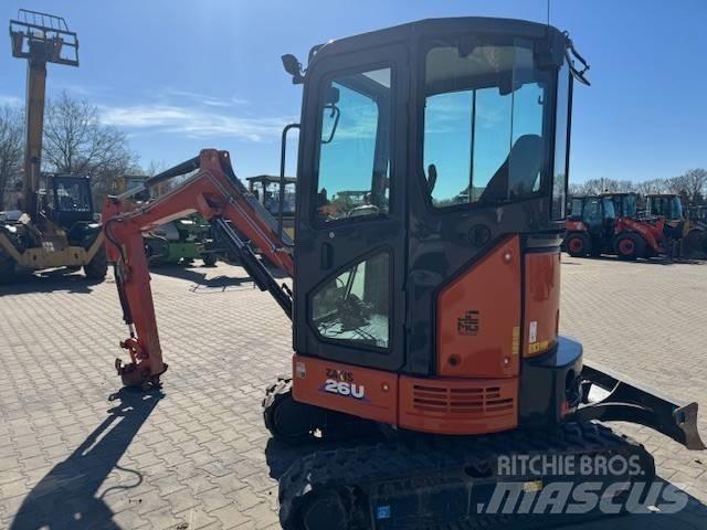 Hitachi ZX 26 Mini ekskavatörler, 7 tona dek