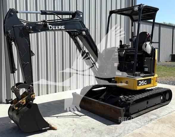 John Deere 26G Mini ekskavatörler, 7 tona dek
