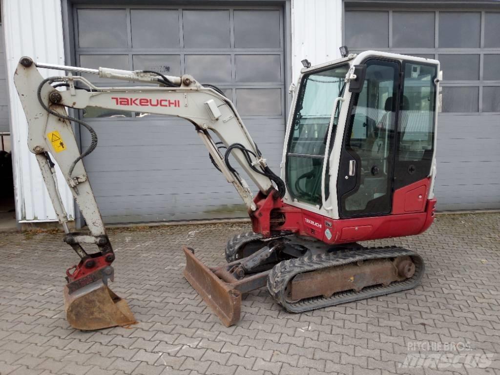 Takeuchi TB 230 Mini ekskavatörler, 7 tona dek