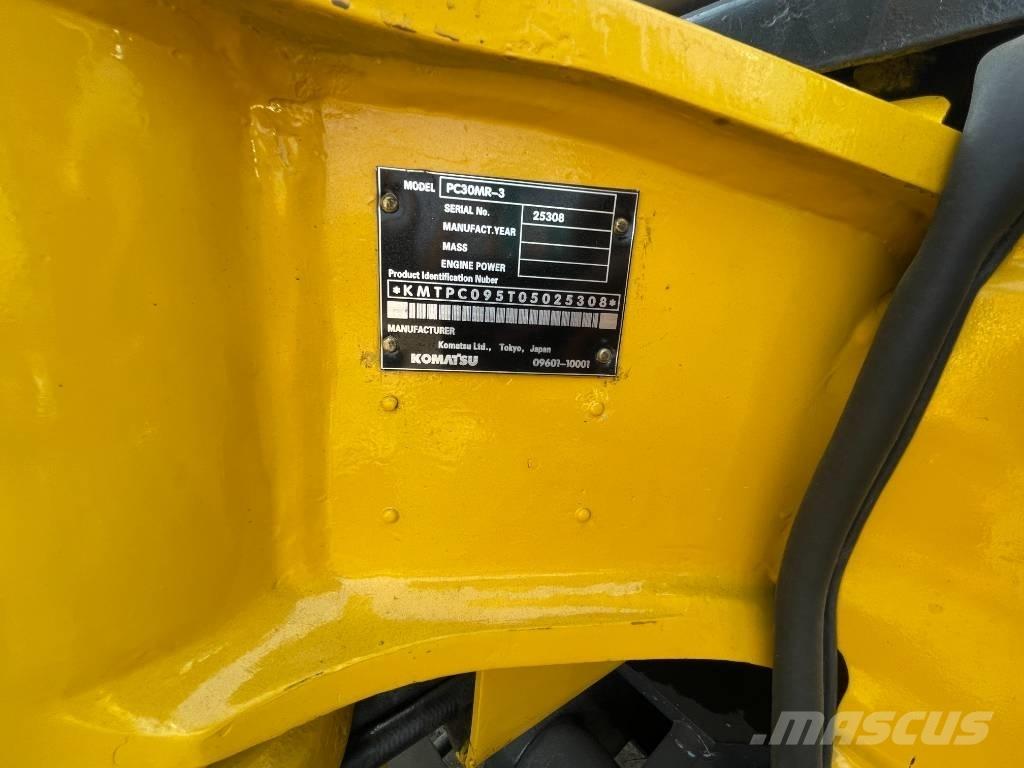 Komatsu PC 30 Mini ekskavatörler, 7 tona dek