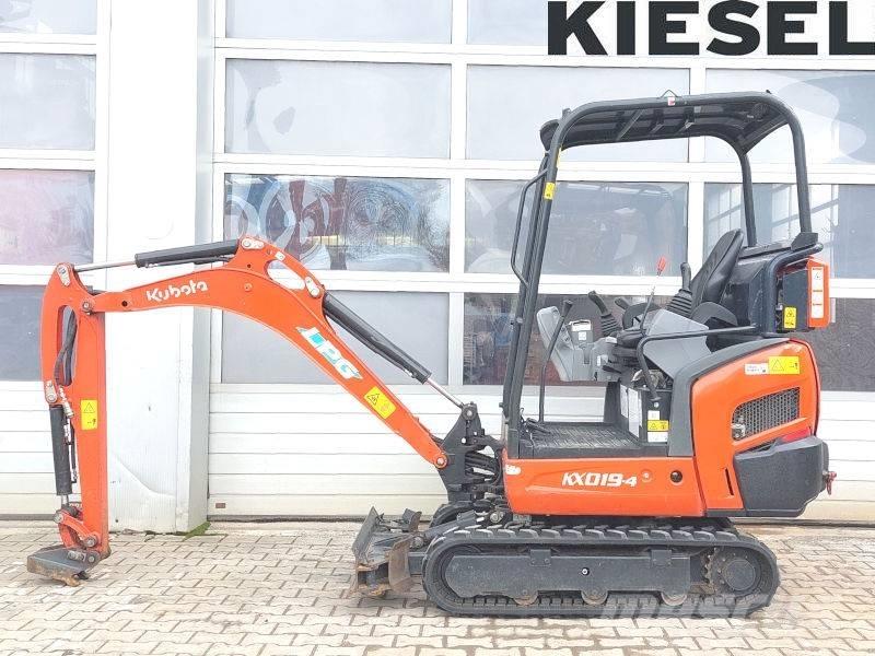 Kubota KX019-4 LPG Mini ekskavatörler, 7 tona dek