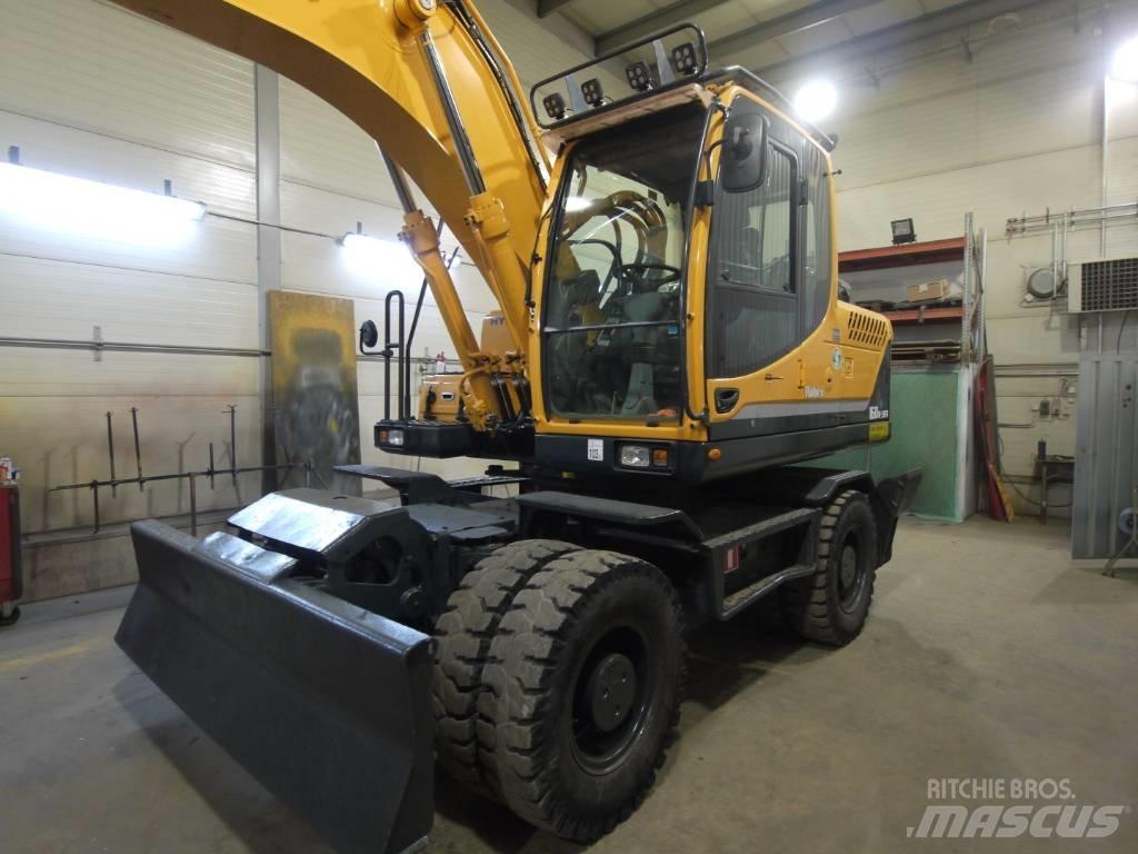 Hyundai R 160 W-9A Lastik tekerli ekskavatörler