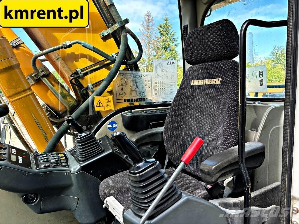 Liebherr A 314 Lastik tekerli ekskavatörler