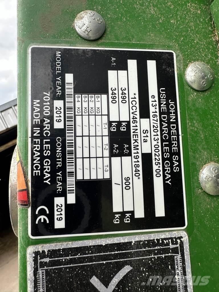 John Deere V461M Rulo balya makinalari