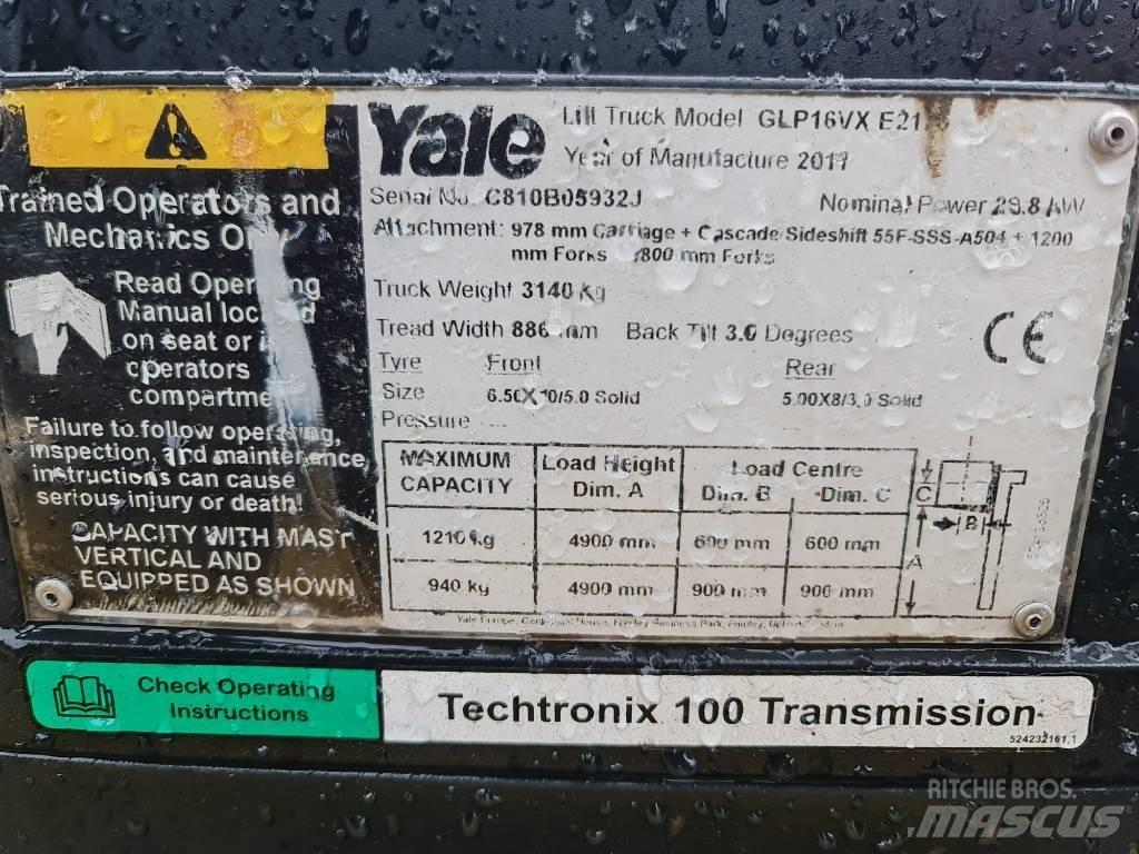 Yale GLP16VX LPG'li forkliftler