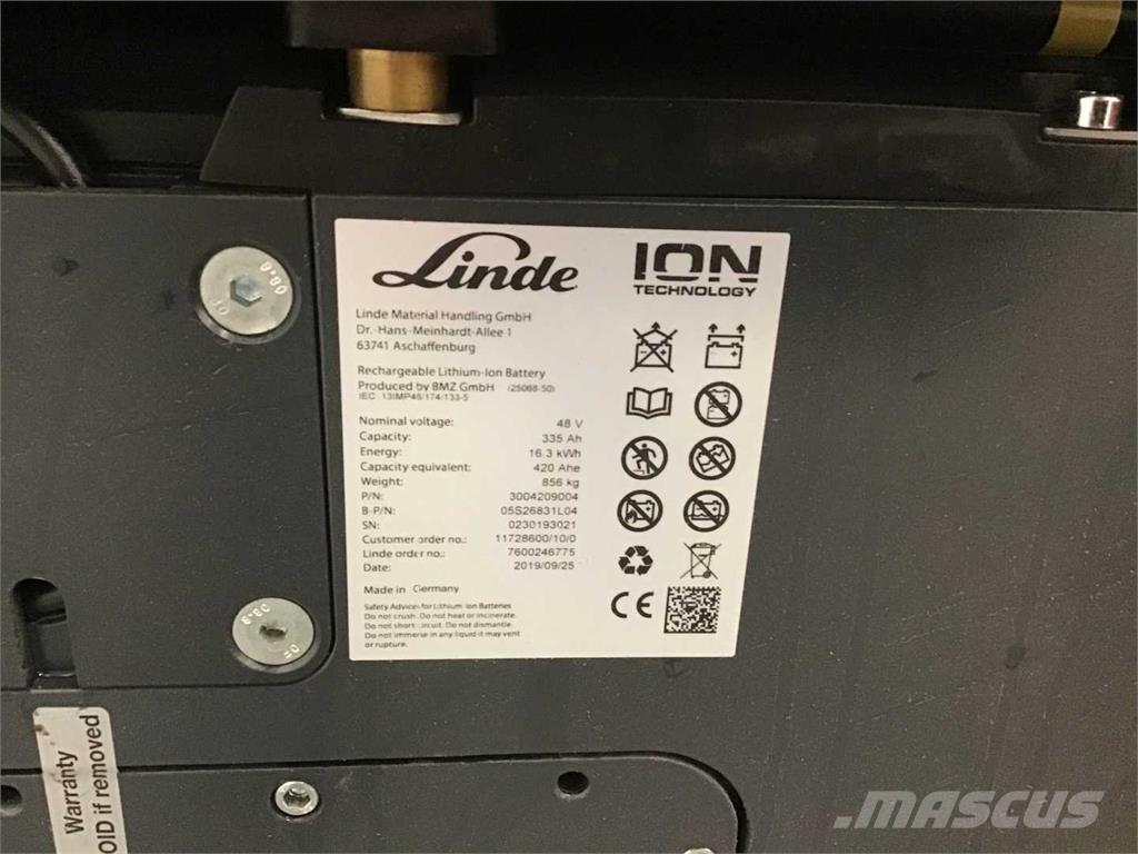 Linde E16 ION Elektrikli forkliftler