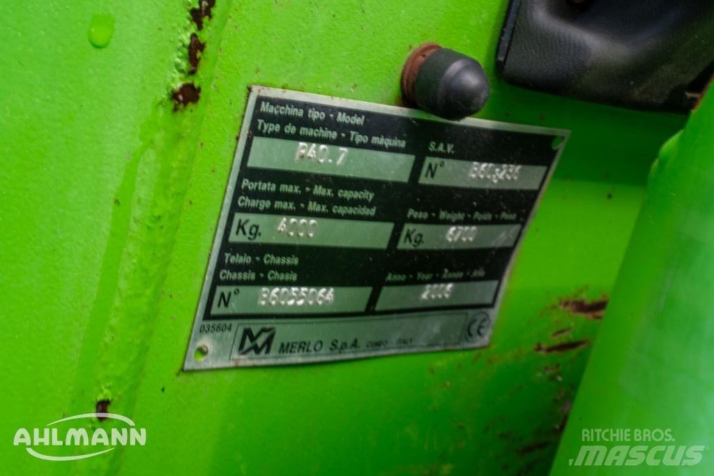 Merlo P 40.7 Tarimsal teleskopik yükleyiciler