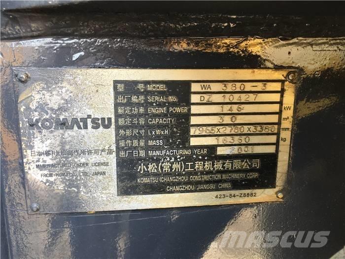 Komatsu WA 380-3 Tekerlekli yükleyiciler