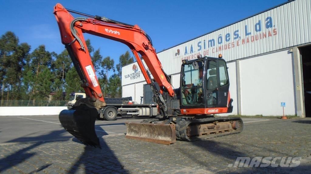 Kubota KX 080-4 Midi ekskavatörler 7 - 12 t