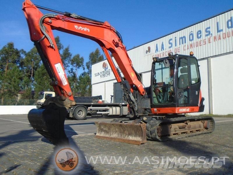 Kubota KX 080-4 Midi ekskavatörler 7 - 12 t