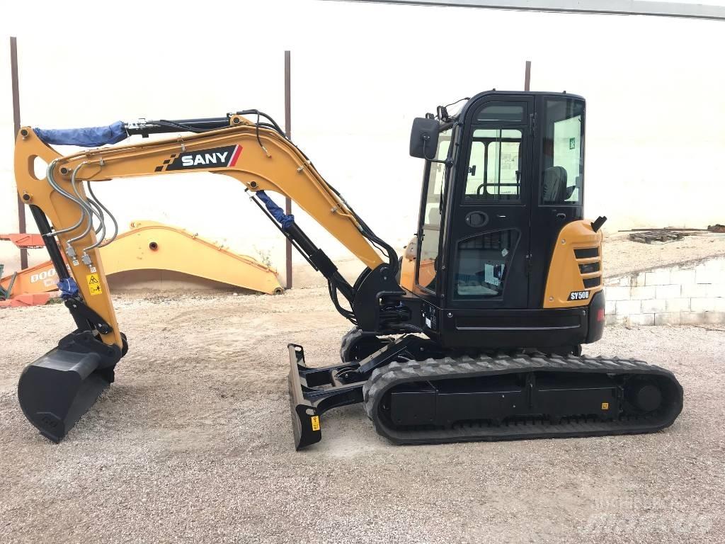 Sany SY 50 U Mini ekskavatörler, 7 tona dek