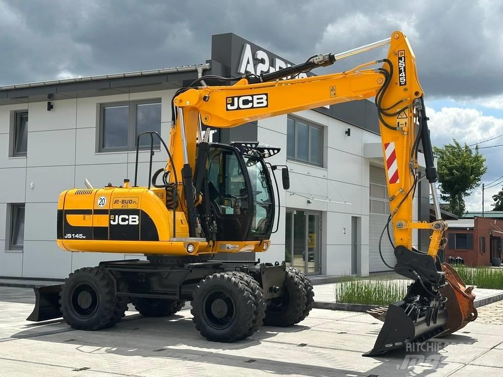 JCB JS 145 W Lastik tekerli ekskavatörler