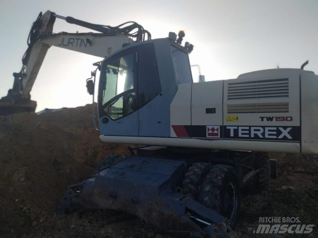 Terex TW 190 Lastik tekerli ekskavatörler