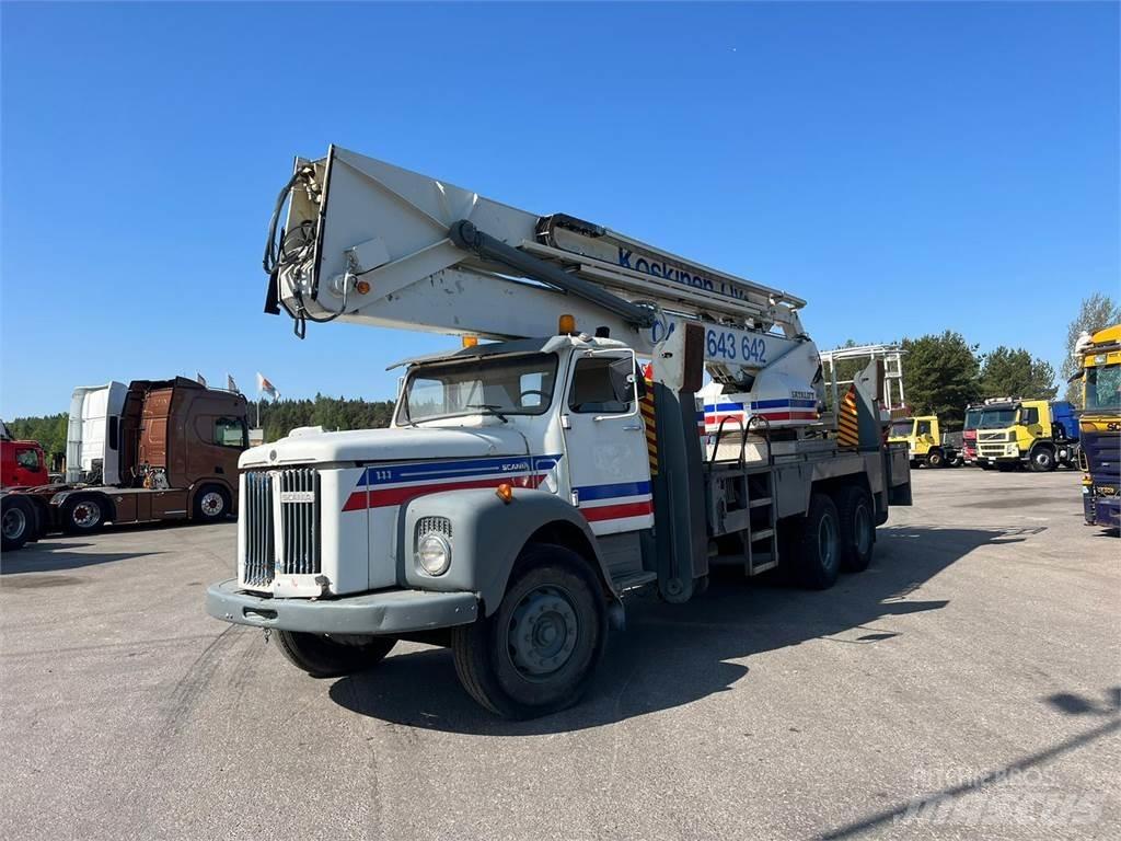 Scania 111 6X2 Araç üzeri vinçler