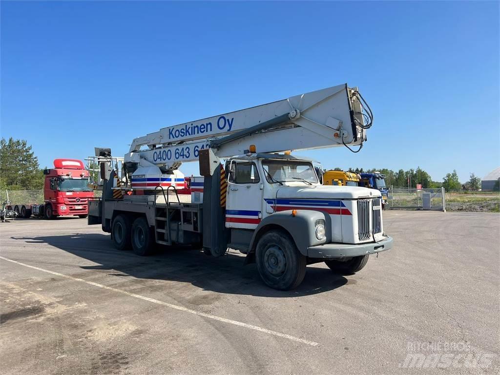 Scania 111 6X2 Araç üzeri vinçler