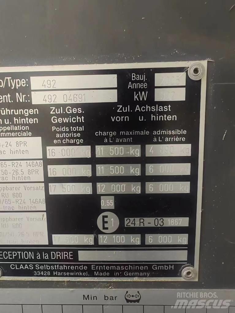 CLAAS Jaguar 870 Kendi yürür silaj makinalari