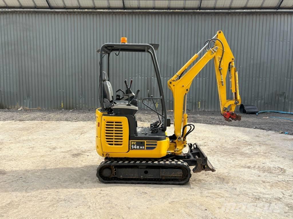 Komatsu PC 14 R-3HS Mini ekskavatörler, 7 tona dek