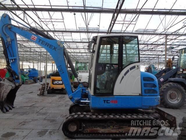 Terex TC48 Mini ekskavatörler, 7 tona dek