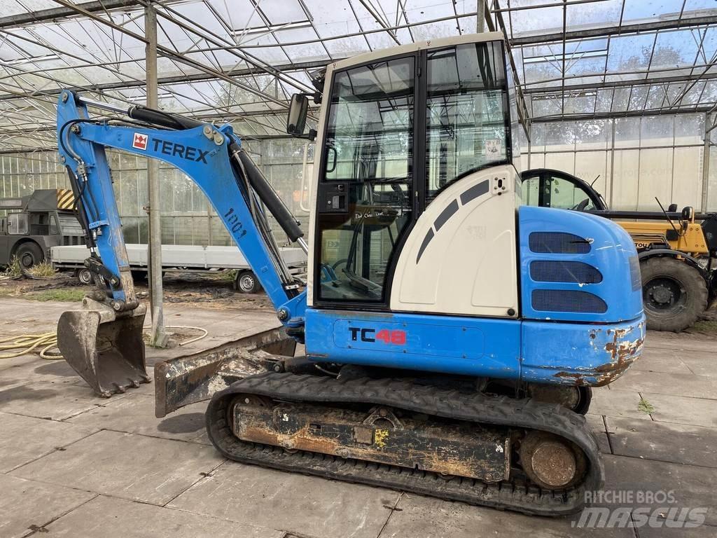Terex TC48 Mini ekskavatörler, 7 tona dek