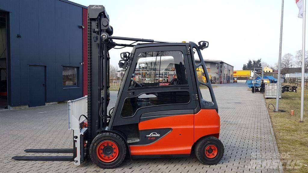 Linde E45H-01/550 Elektrikli forkliftler