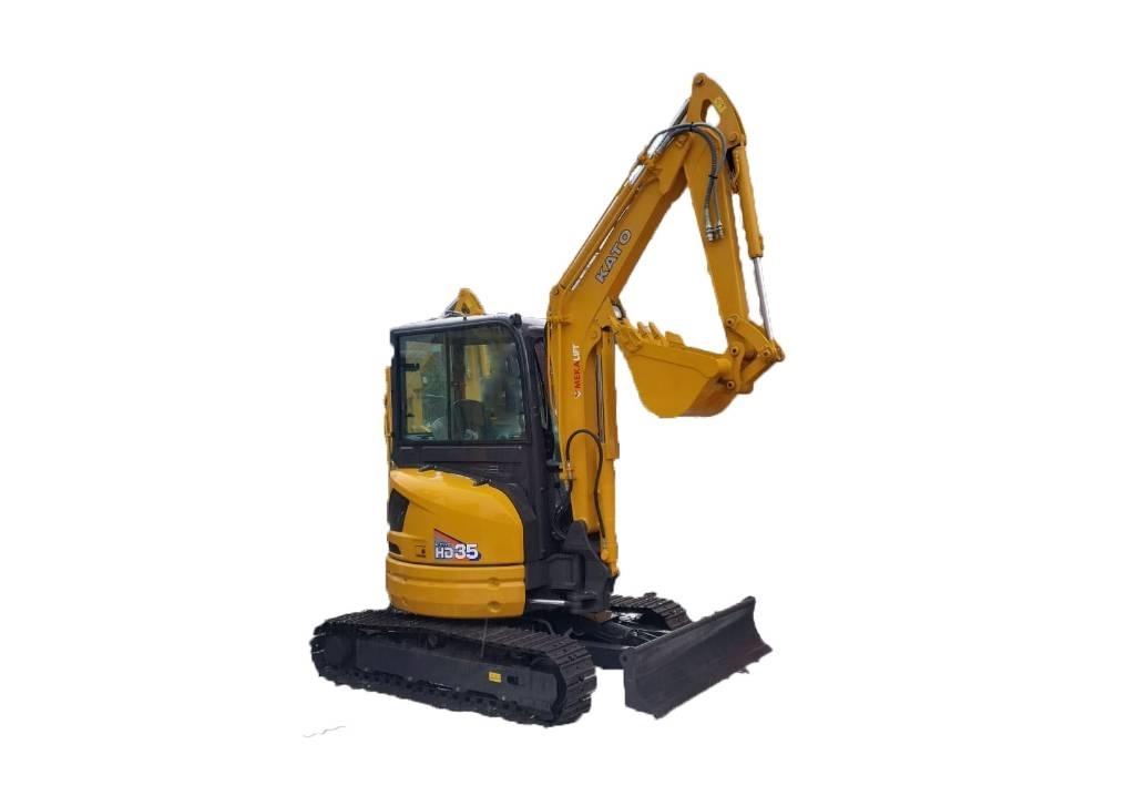 Kato HD35 Mini ekskavatörler, 7 tona dek