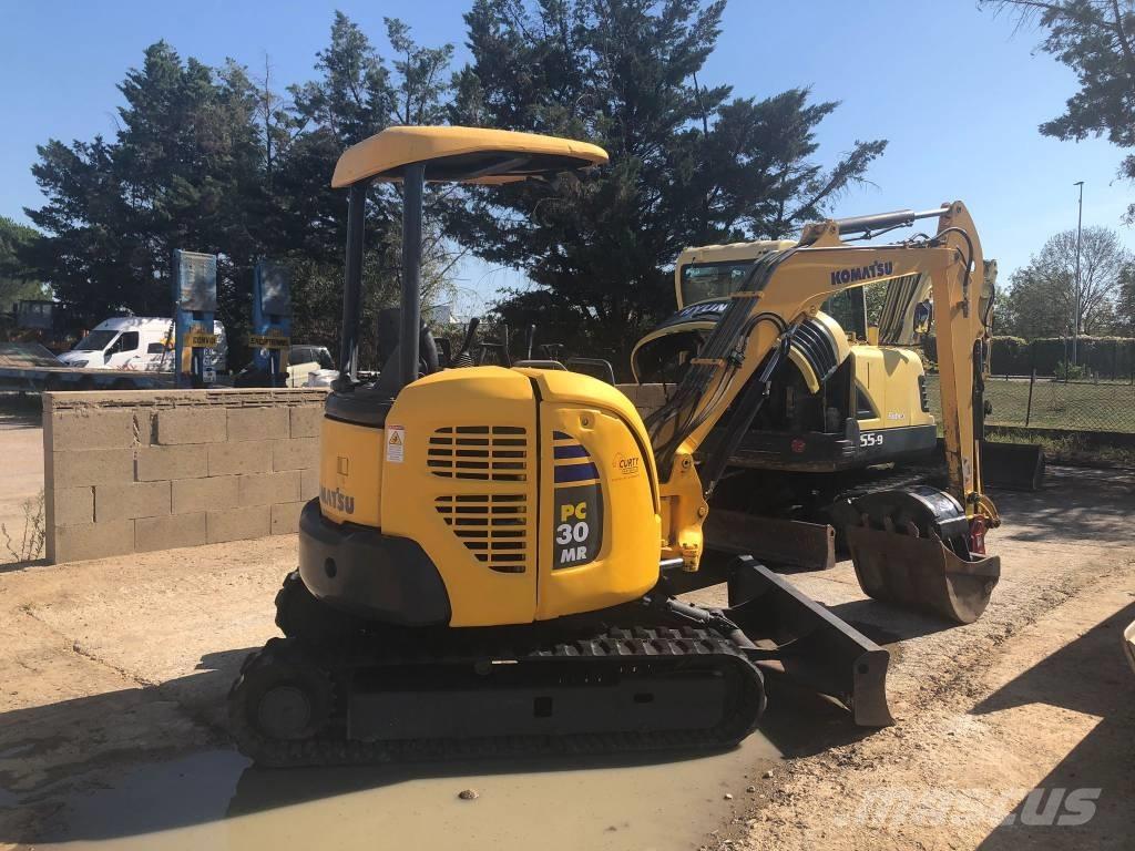Komatsu PC 30 MR-2 Mini ekskavatörler, 7 tona dek